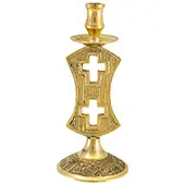 Brass candlestick 13x5.5cm
