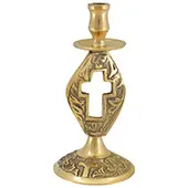 Brass candlestick 11x5.5cm