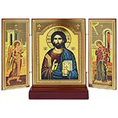 Triptych Lord Jesus Christ 16x21.8cm