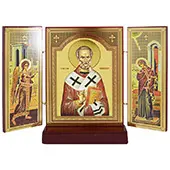 Triptych St. Nicholas 16x21.8cm