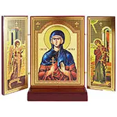 Triptych St. Paraskeve 16x21.8cm