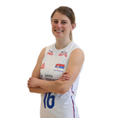 Official Peak female jersey of the Serbian national volleyball team 2024 - white - with print