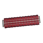 Hand-woven bracelet - red
