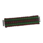 Hand-woven bracelet - green