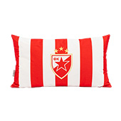 Pillow Red Star 30x50cm - vertical stripes