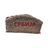 Fridge magnet Serbian folk winter hat