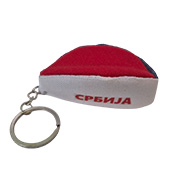 Key ring Serbian folk tricolor hat