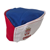 Serbian tricolor folk hat