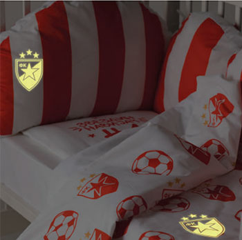 Gloving FC Red Star bed linen for babies 2024-1