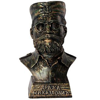 Draza Mihailovic bust