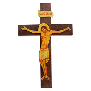 Wooden cross for wall