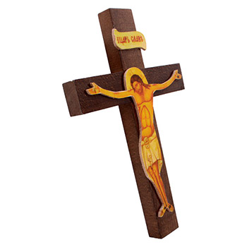 Wooden cross for wall-1
