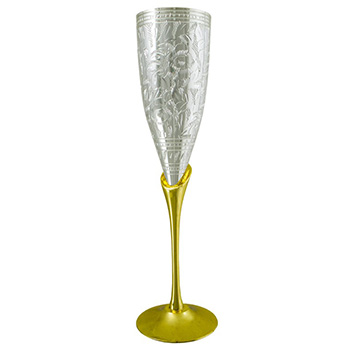 Wedding glass (gold plated)