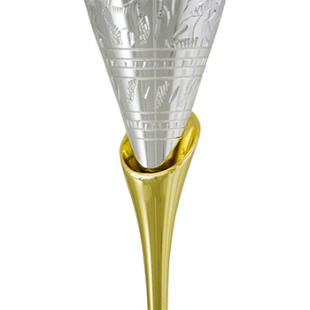Wedding glass (gold plated)-1