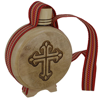 Small wooden flask 
