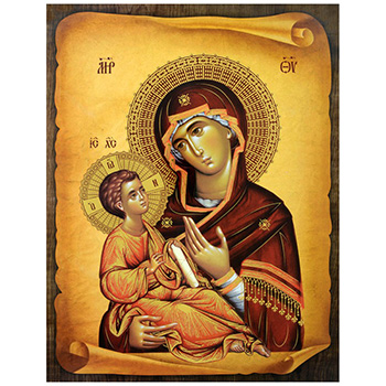Икона Пресвета Богородица 40x30цм