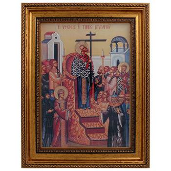 Icon of Holy Cross Day 38x30cm