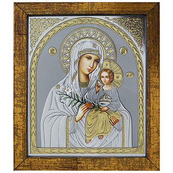 Икона Пресвета Богородица 20,5x17,5цм