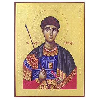 Икона Свети Димитрије 28,5x21цм