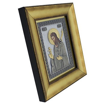 Ikona Sveti Jovan Krstitelj pozlaćena 23,5x20cm-1
