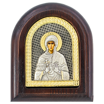 Икона Света Петка позлаћена 11x9цм
