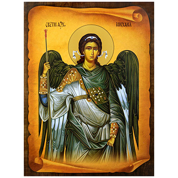Икона Свети Арханђел Михаило 40x30цм