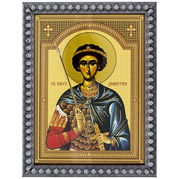 Икона Свети Димитрије 15,5x12цм
