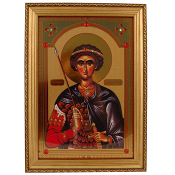 Икона Свети Димитрије 35.5x25.5цм