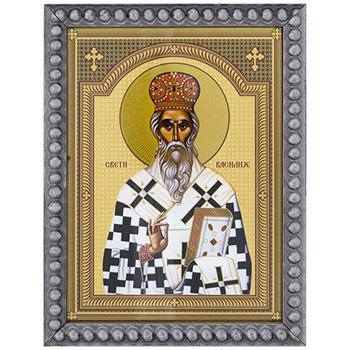 Икона Свети Василије Острошки 15,5x12цм