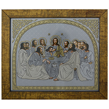 Icon of Last Supper 20.5x17.5cm