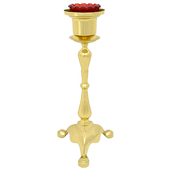 Altar table cresset, brass 