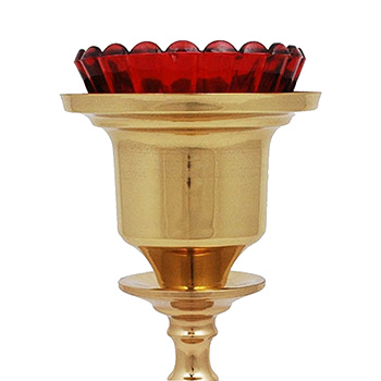 Altar table cresset, brass -1