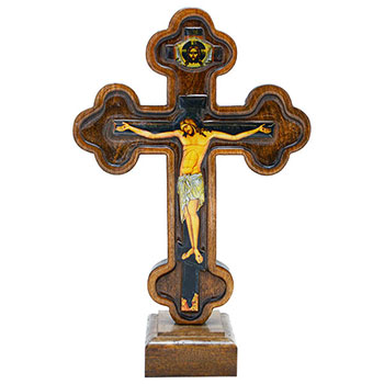 Wooden cross for table
