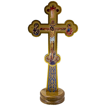 Cross for table - wooden 24x11.5cm