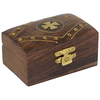 Decorative religious box 7.5x5x4cm