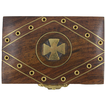 Decorative religious box 7.5x5x4cm-2