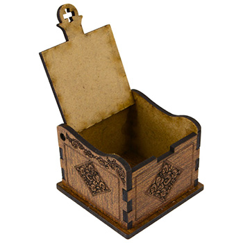 Kutija za tamjan sa krstom 4,5x6cm-1