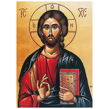 Магнет - Икона Господ Исус Христос 9x6,5цм