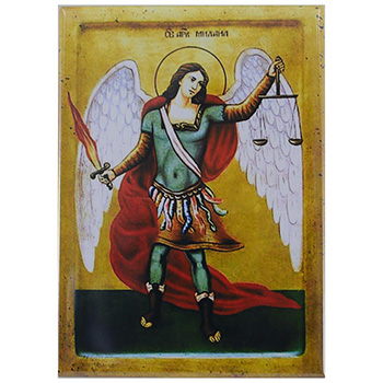 Магнет - Икона Свети Архангел Михаило 9x6,5цм