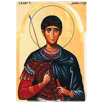Magnet - Icon of St. Dimitri 9x6.5cm