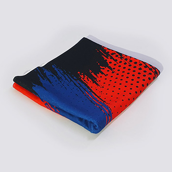 Towel Serbia tricolor - black 140x70cm-4