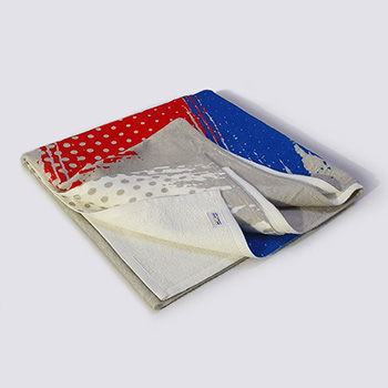 Towel Serbia tricolor - gray 140x70cm-3