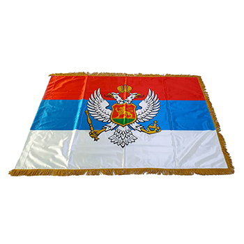 Застава Краљевине Црне Горе – сатен 120x80цм
