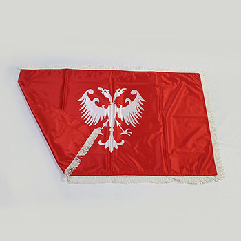 Застава Немањића – сатен црвена 120x80цм-1