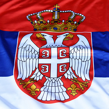 Застава Србије – унутрашња/свечана – креп сатен 150x100цм-1