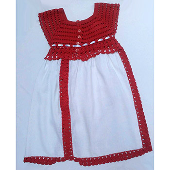 Етно хаљиница (за девојчице до 4 године) ВХ-005-1