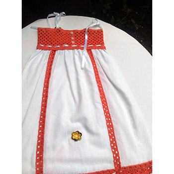Ethno dress (for girls up to 4 years) VH-006-2