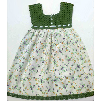 Ethno dress (for girls up to 4 years) VH-013-1