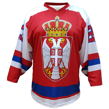 Serbia hockey jersey 1389 : Small 