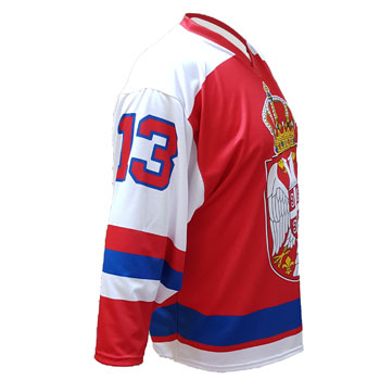 Serbia hockey jersey 1389 : Small 